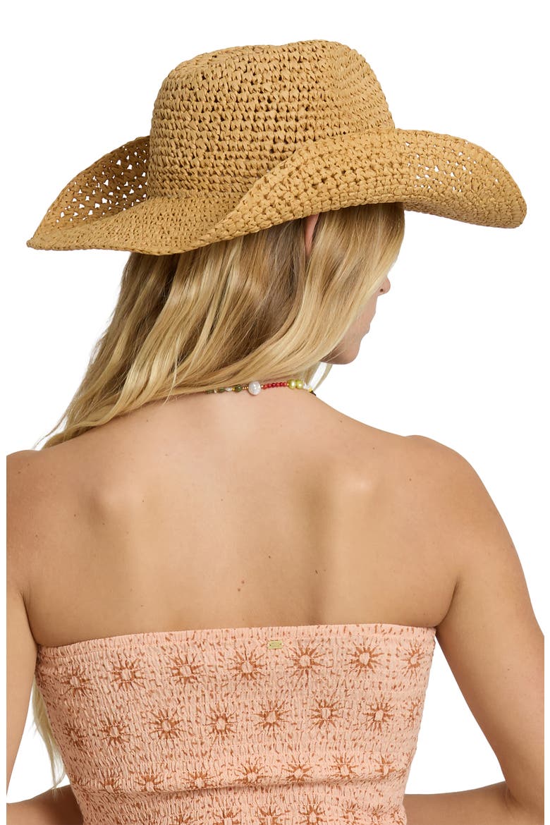 Take It West Straw Hat, Alternate, color, NATURAL