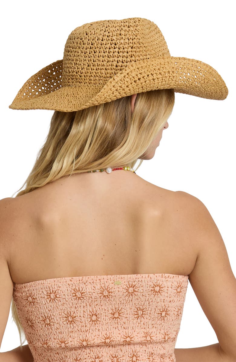 Billabong Take It West Straw Hat, Alternate, color, 