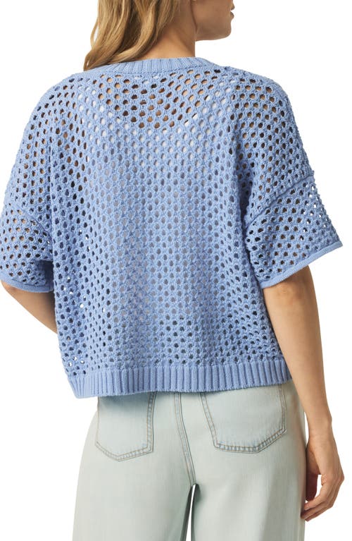 Splendid Nova Short Sleeve Cotton Pointelle Cardigan