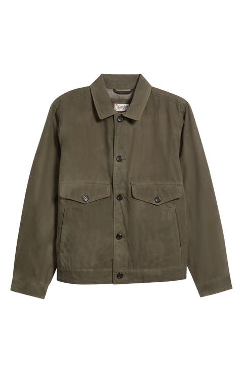 Waxed Canvas Trucker Jacket