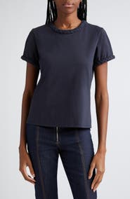 Cinq à Sept Braided Trim T-Shirt