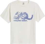 BDG Urban Outfitters Maybe Later Cat Graphic T-Shirt