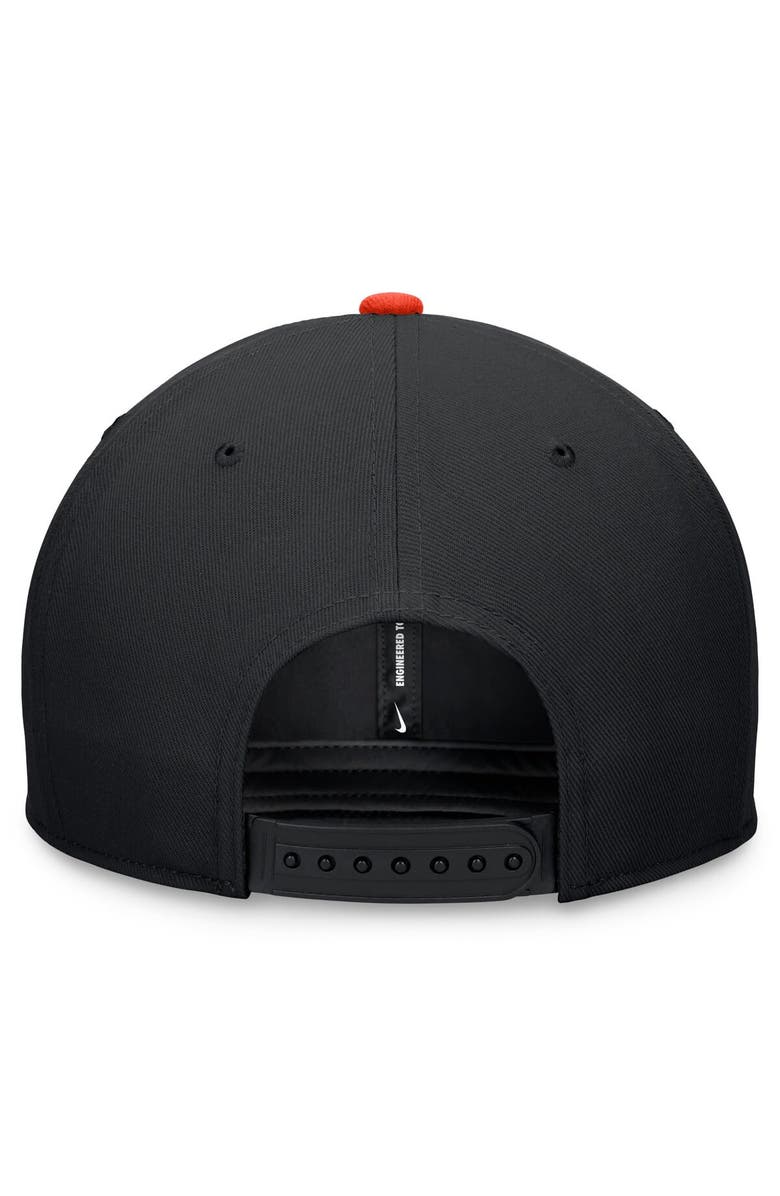 Nike Men's Nike Black/Orange San Francisco Giants Evergreen Two-Tone Snapback Hat, Alternate, color, Black