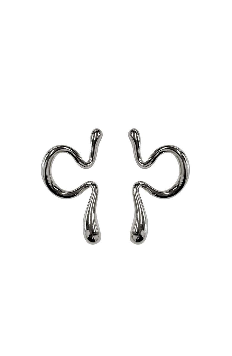 Outofoffice Silver Ear Cuff Mini Luxe, Main, color, Silver
