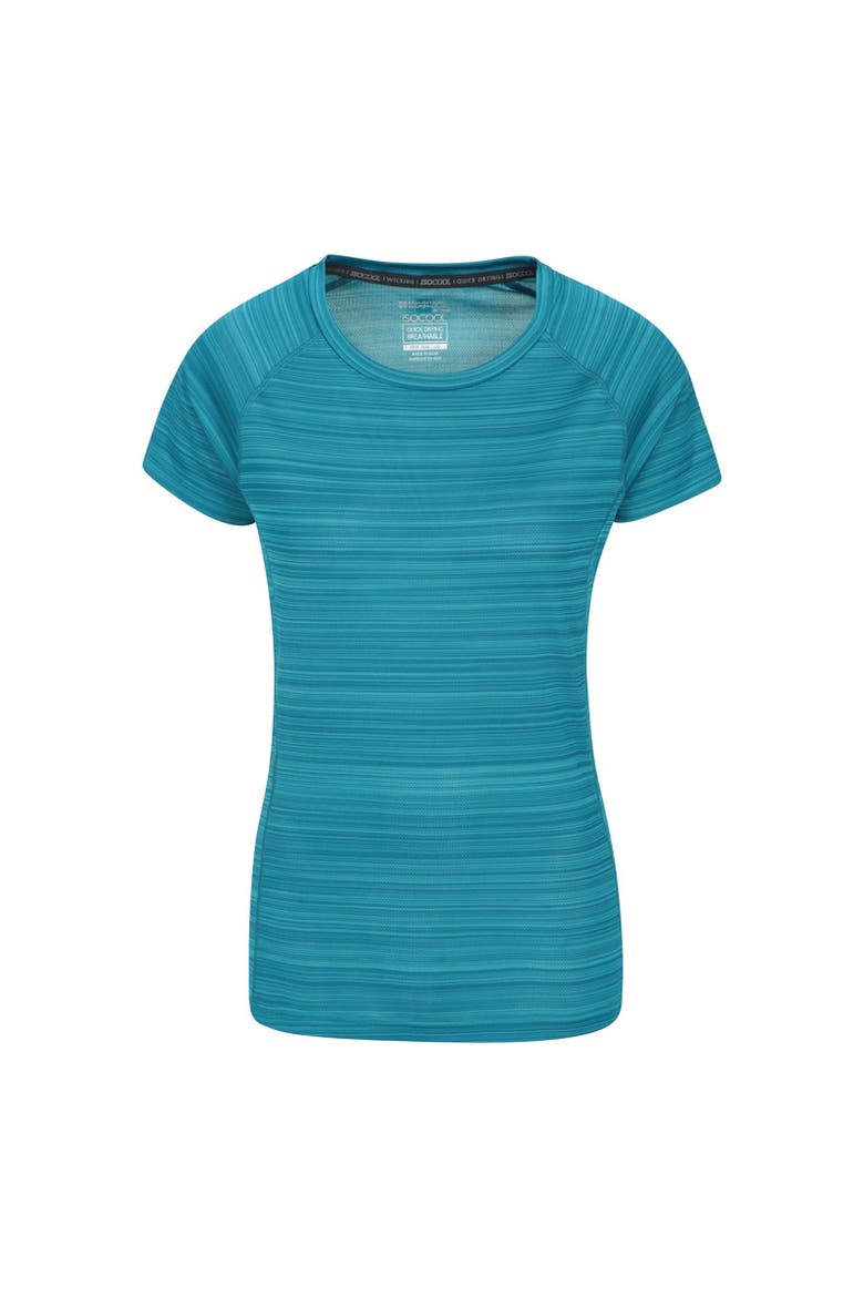 Endurance Striped T-shirt, Main, color, Teal