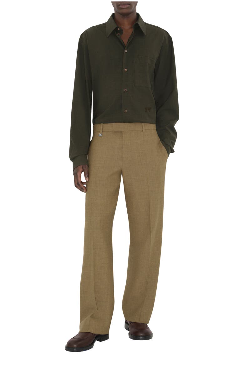 Burberry Wool Tailored Trousers, Main, color,