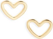Kiara by Ki-ele Classic Heart Stud Earrings