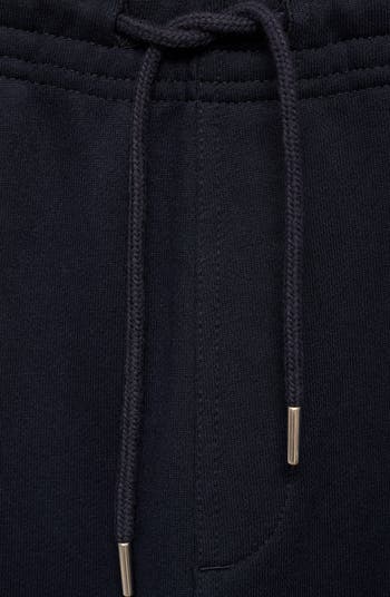 Elastic Waist Cotton Blend Joggers