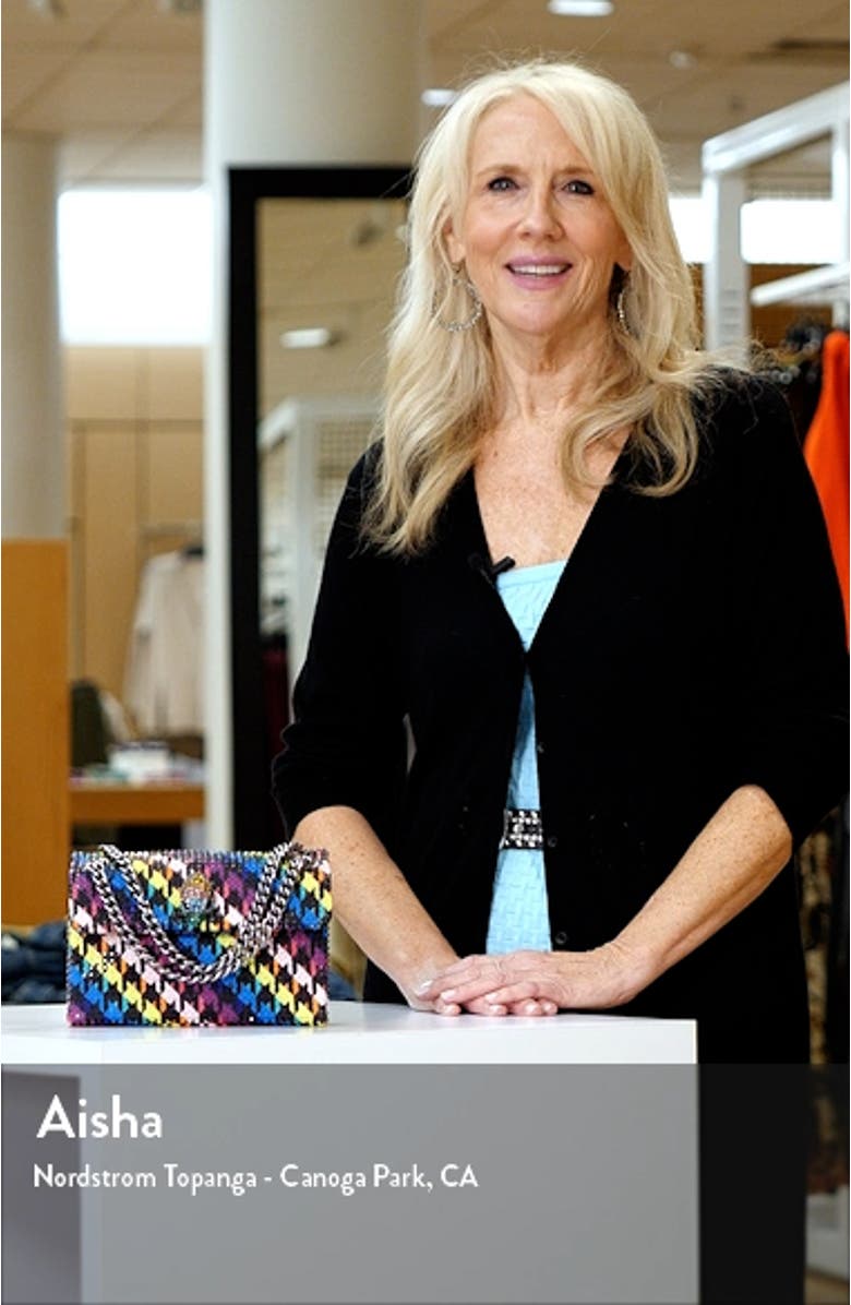 Mini Kensington Crystal Convertible Crossbody Bag, sales video thumbnail