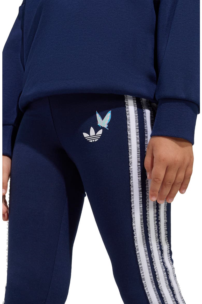 x Disney Alice in Wonderland Kids' Crewneck Sweatshirt & Flare Leggings Set, Alternate, color, NIGHT INDIGO
