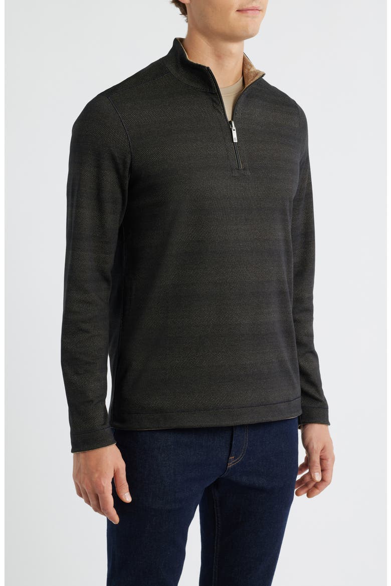 XC4® Reversible Performance Quarter Zip, Alternate, color, BLACK/ GOLD