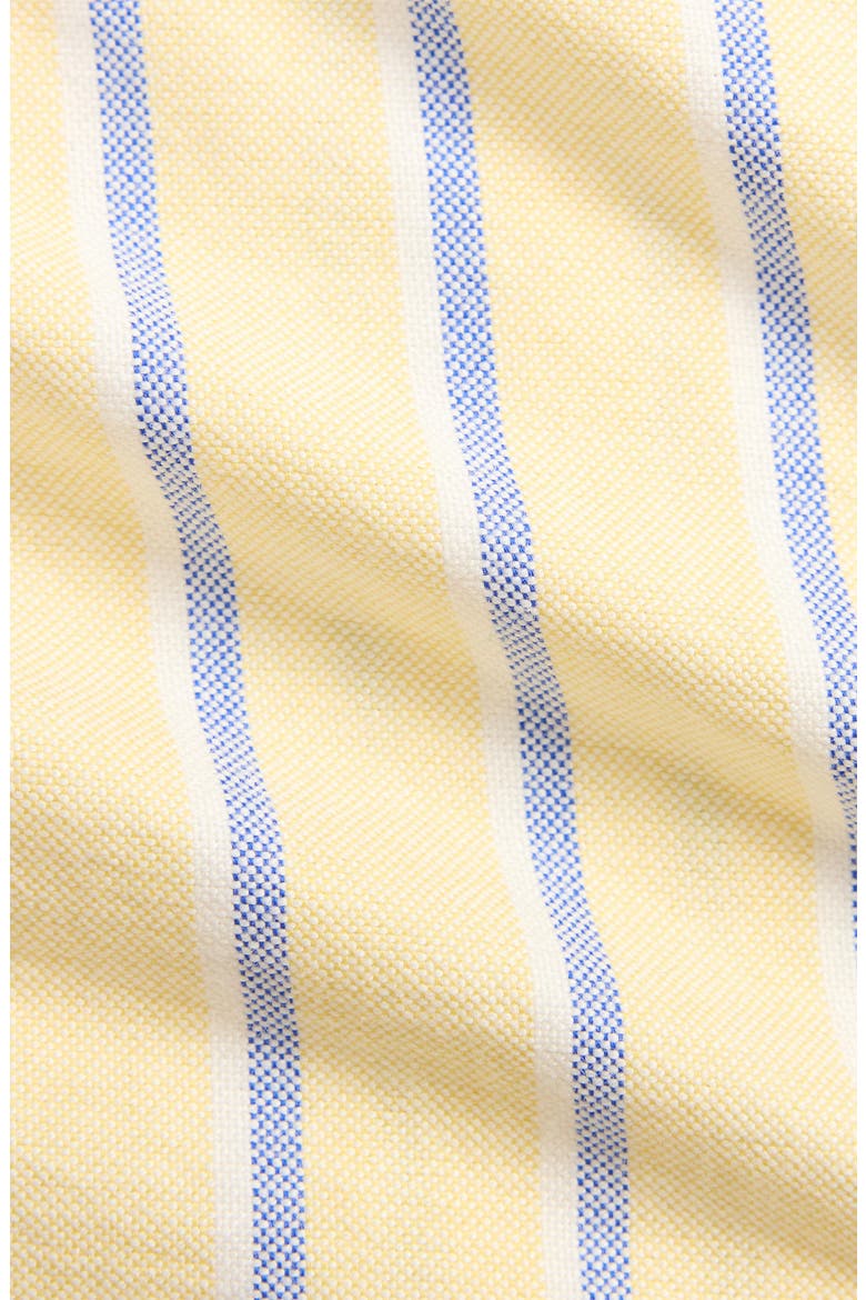 Stripe Cotton Button-Up Shirt & Shorts Set, Alternate, color, YELL MULTI