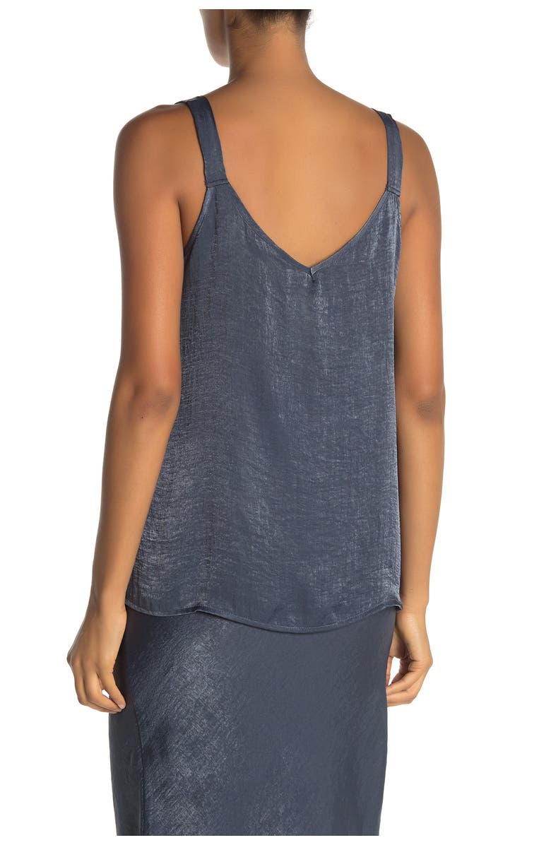 Bobeau Satin Wide Strap Cami, Main, color, 