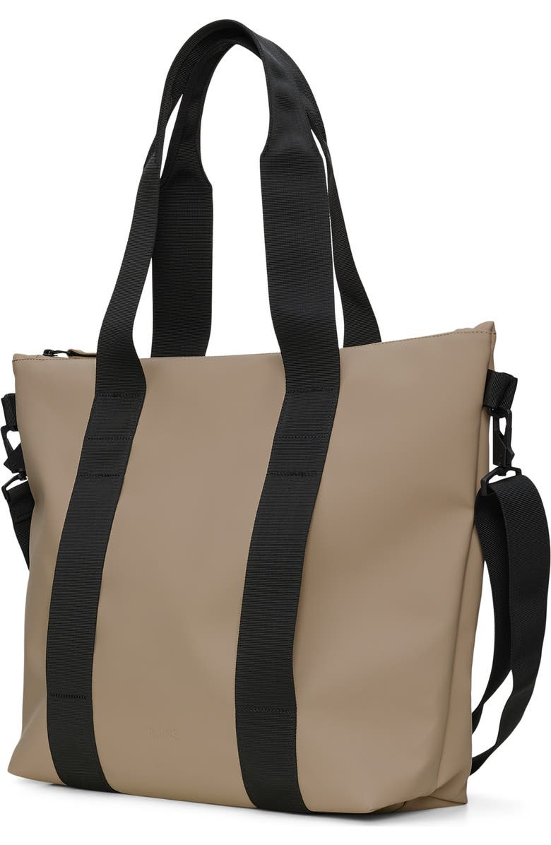 Rains Waterproof Mini Tote Bag, Alternate, color, Beige