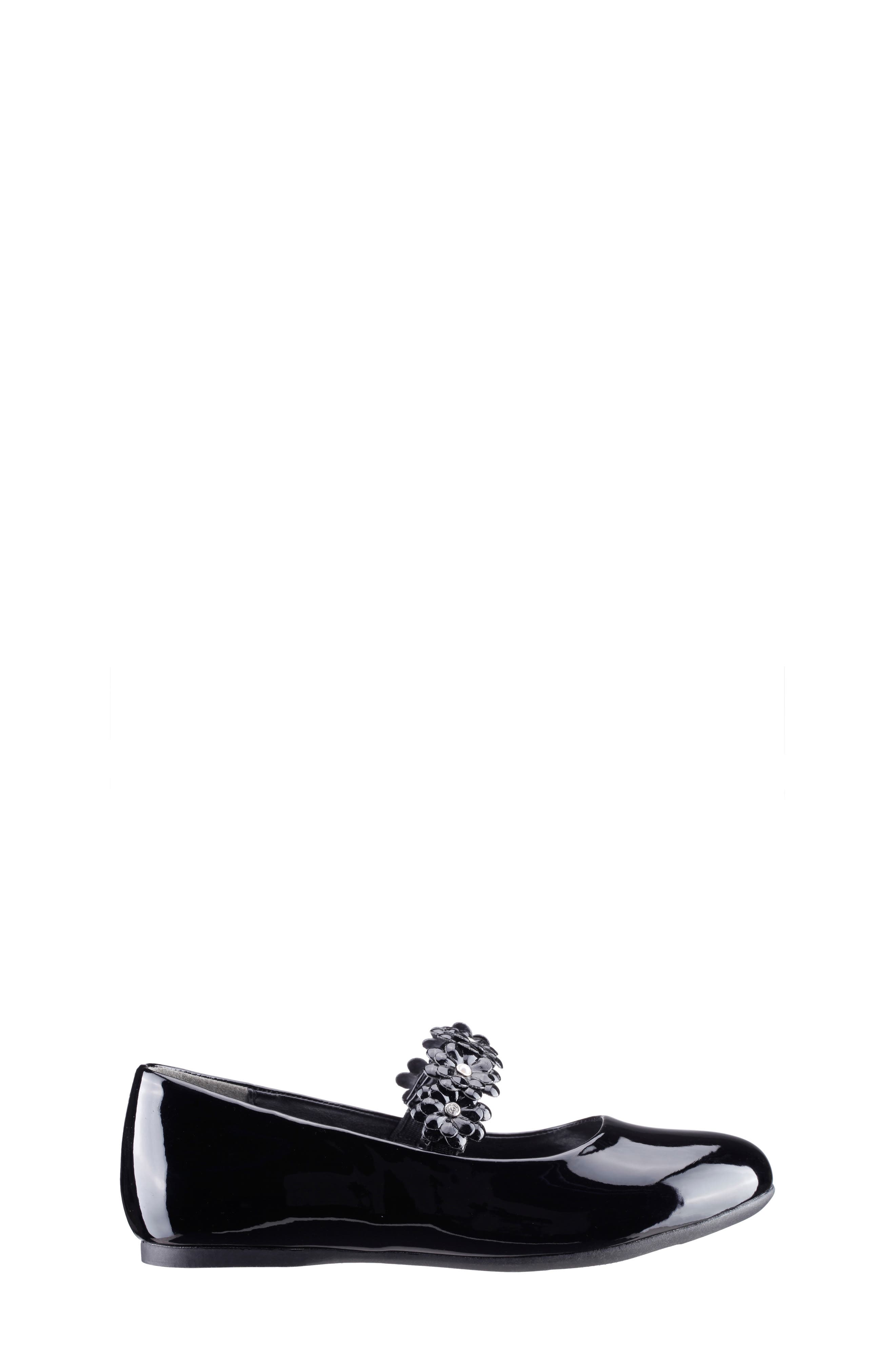 Nina Kids' Rozy Mary Jane Flat, Alternate, color, Black Patent