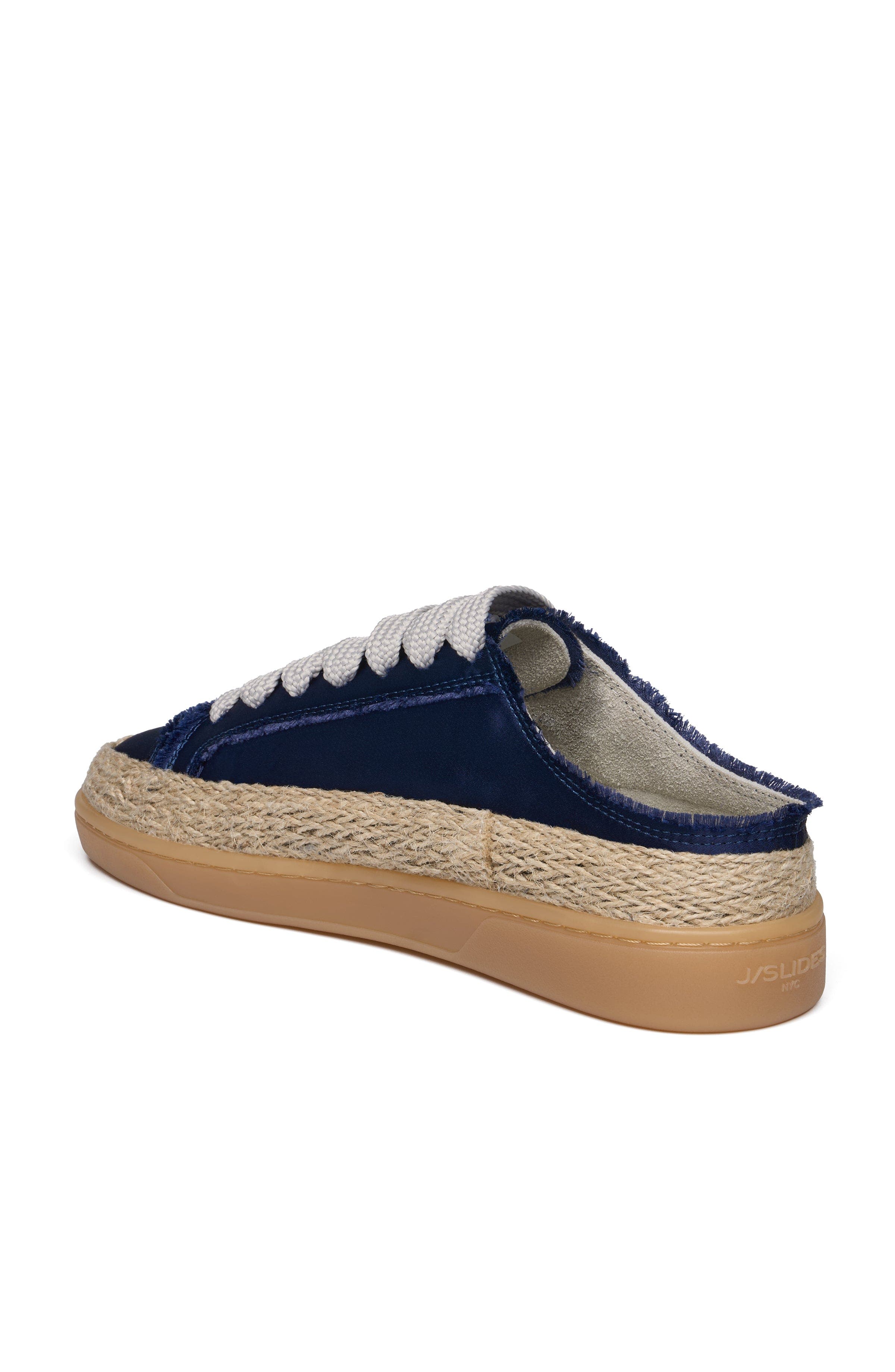 Henlen Satin Mule Sneaker, Alternate, color, Navy