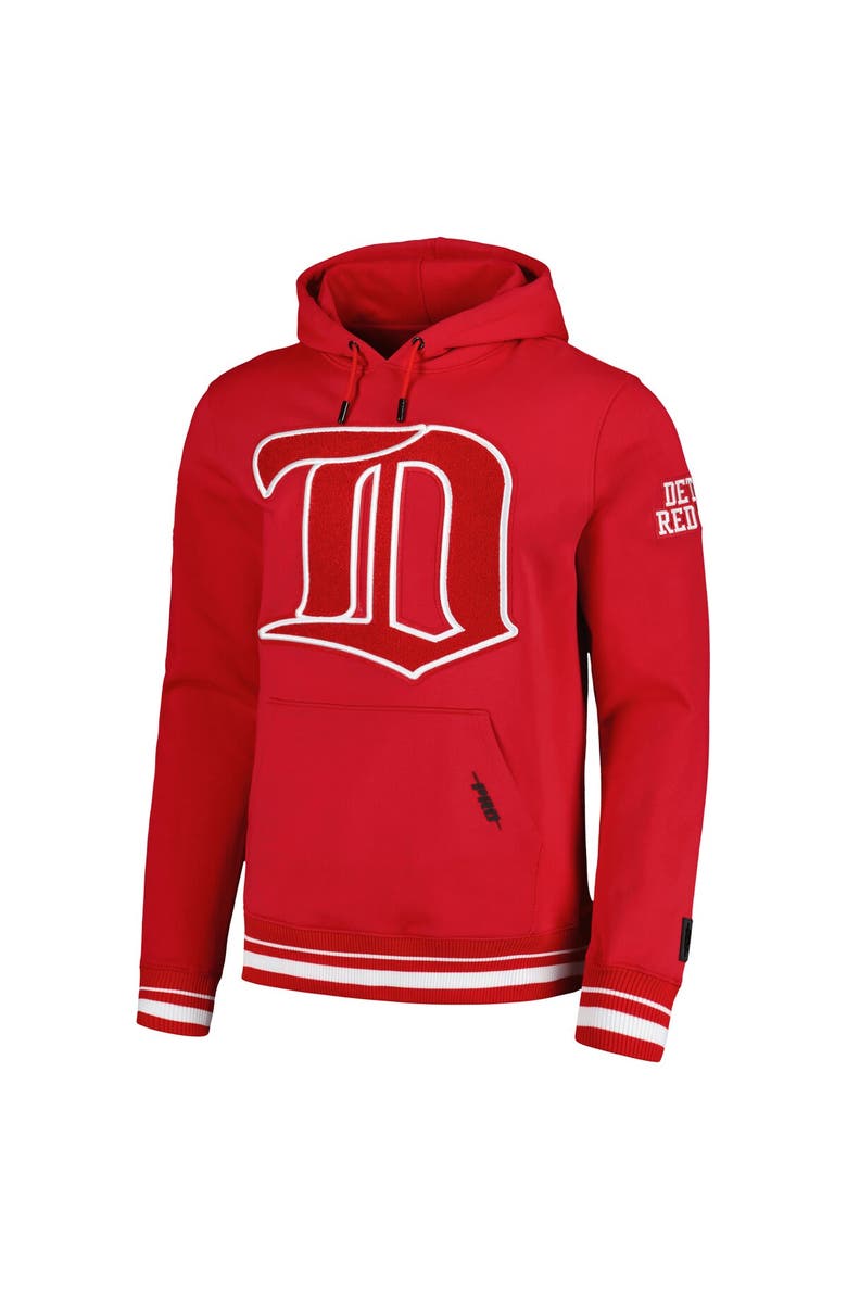 PRO STANDARD Men's Pro Standard Red Detroit Red Wings Retro Classic Fleece Pullover Hoodie, Alternate, color,