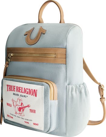 Buddha Pocket Denim Backpack