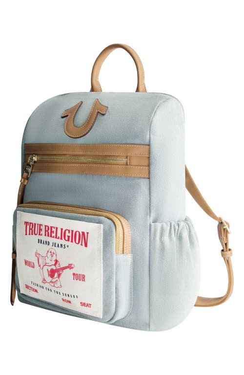 True Religion Buddha Pocket Denim Backpack
