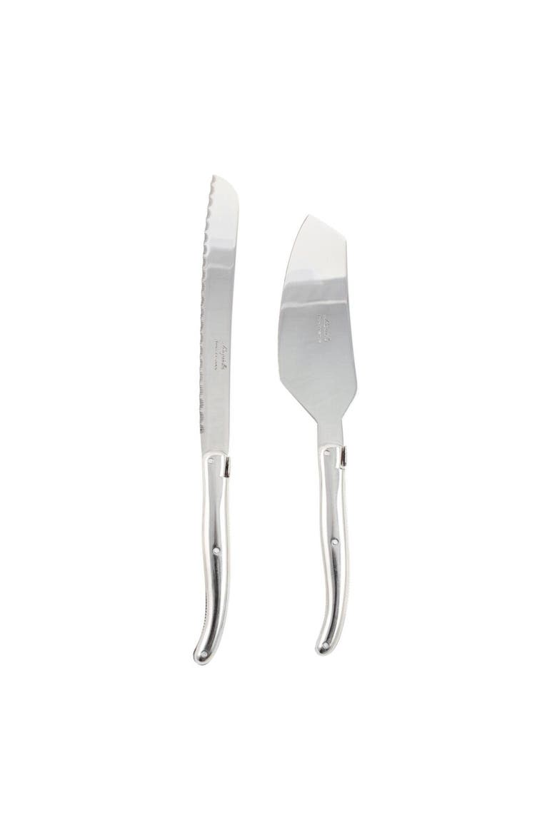 Cake Serving Set in Wooden Box, Main, color, Platine Stainless Steel