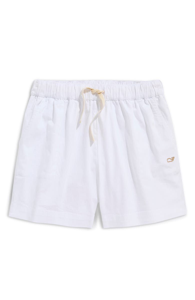 vineyard vines Kids' Chino Shorts, Main, color, White Cap