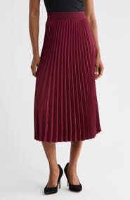 Nordstrom Pleated Midi Skirt