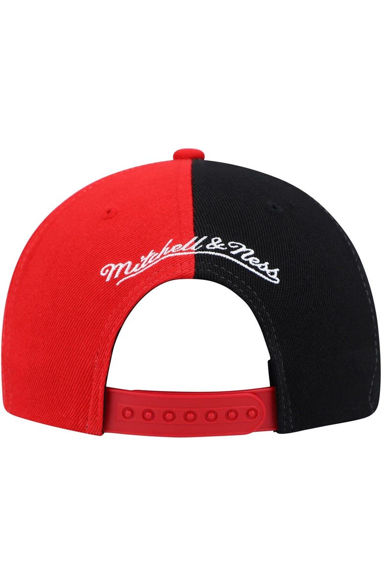 Mitchell & Ness Men's Mitchell & Ness Red Chicago Bulls Hardwood Classics Retroline Snapback Hat, Alternate, color,