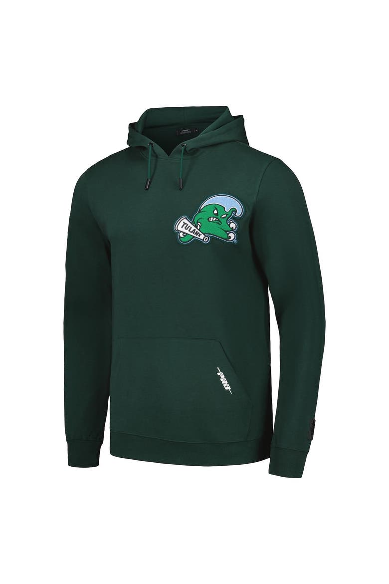 Men's Pro Standard Green Tulane Green Wave Classic Pullover Hoodie, Alternate, color, Green