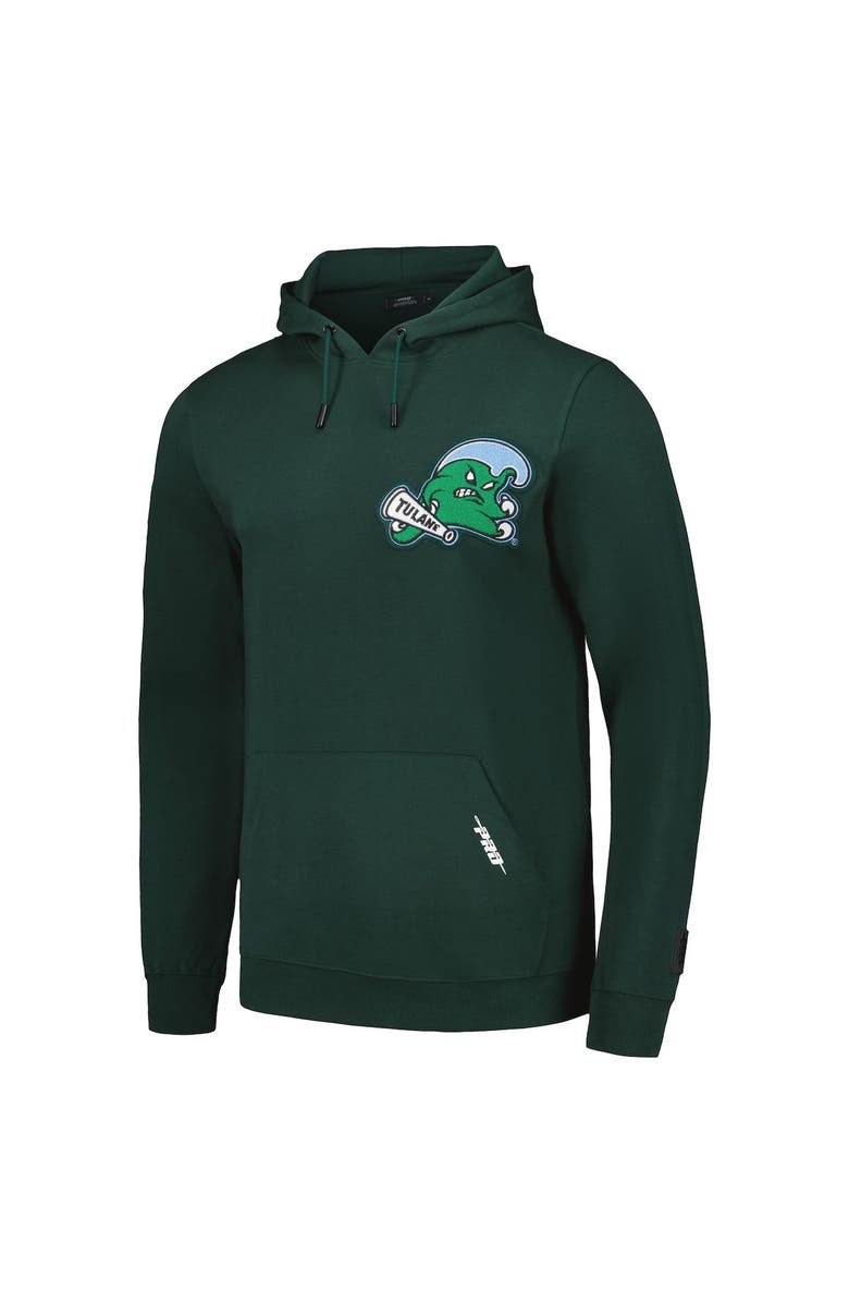 PRO STANDARD Men's Pro Standard Green Tulane Green Wave Classic Pullover Hoodie, Alternate, color,