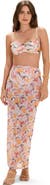 PatBO Honey Flower Beach Skirt