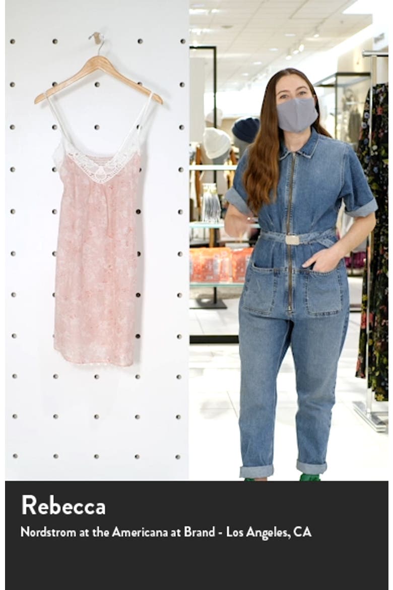 Louis Lace Trim Cotton & Silk Chemise video