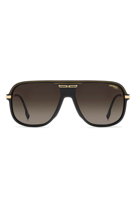 C Sport 17/S 60mm Rectangular Aviator Sunglasses
