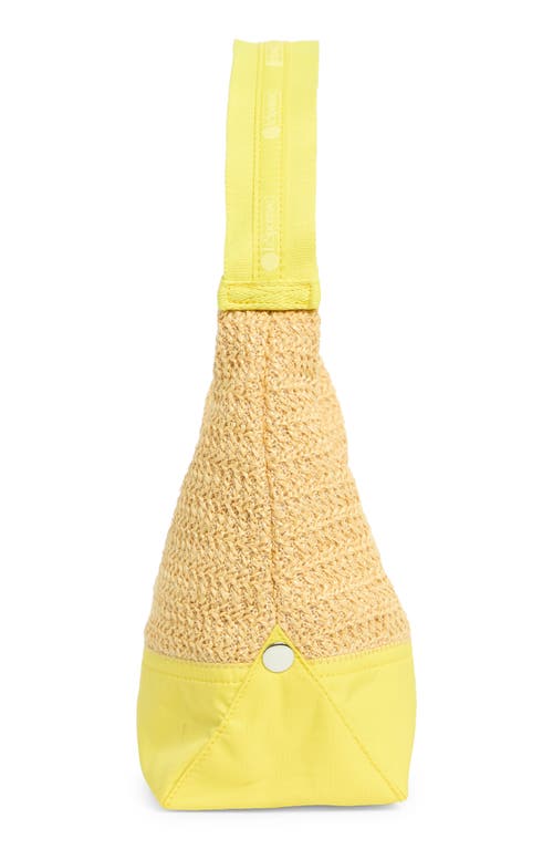 Shop Lesportsac Colorblock Raffia Shoulder Bag