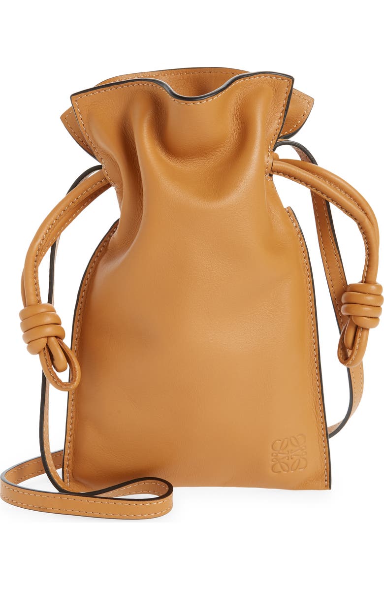 Loewe Flamenco Pocket Leather Crossbody Bag, Main, color,