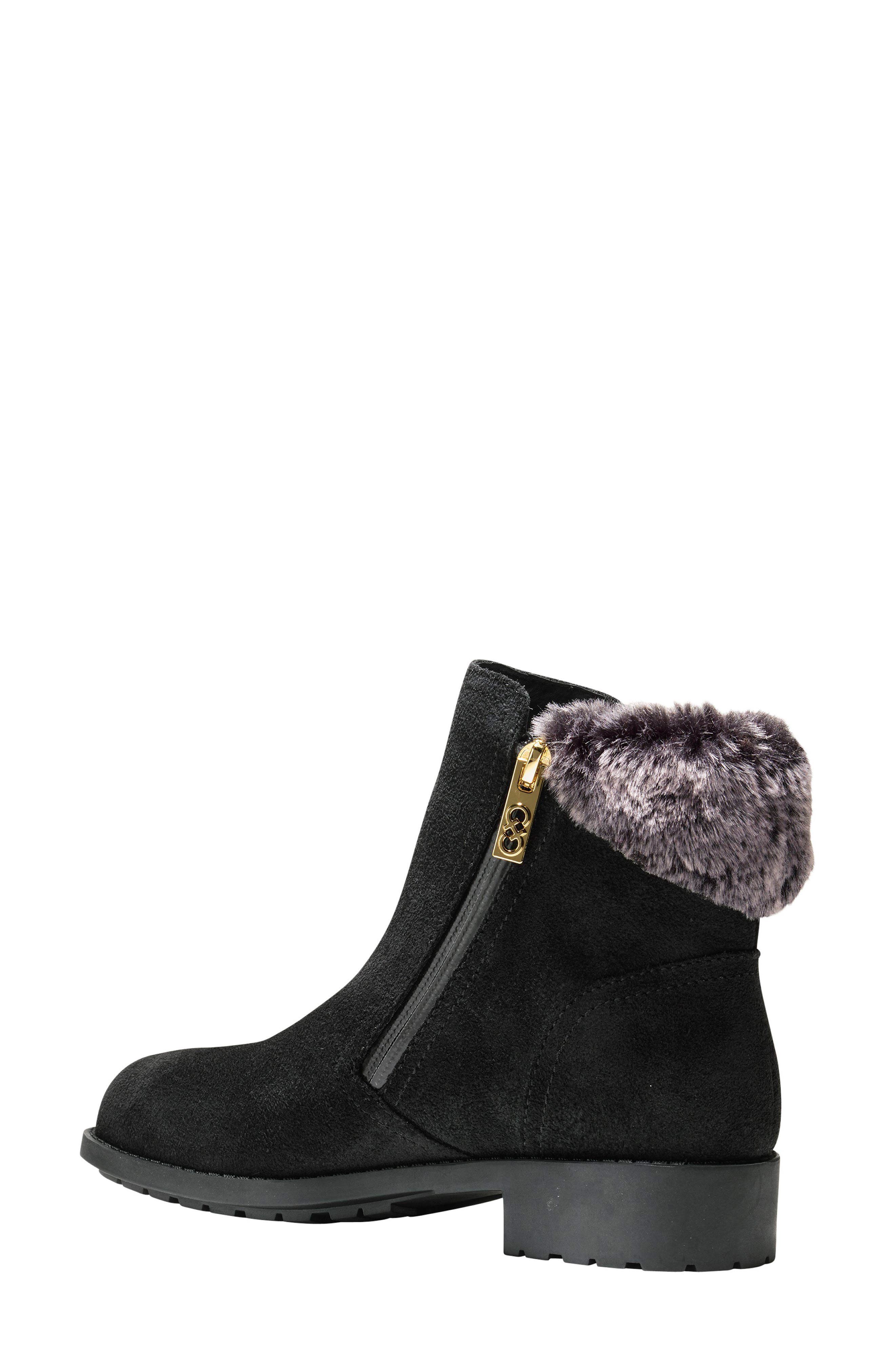 Cole Haan Quinney Waterproof Bootie with Faux Shearling Trim, Main, color, 