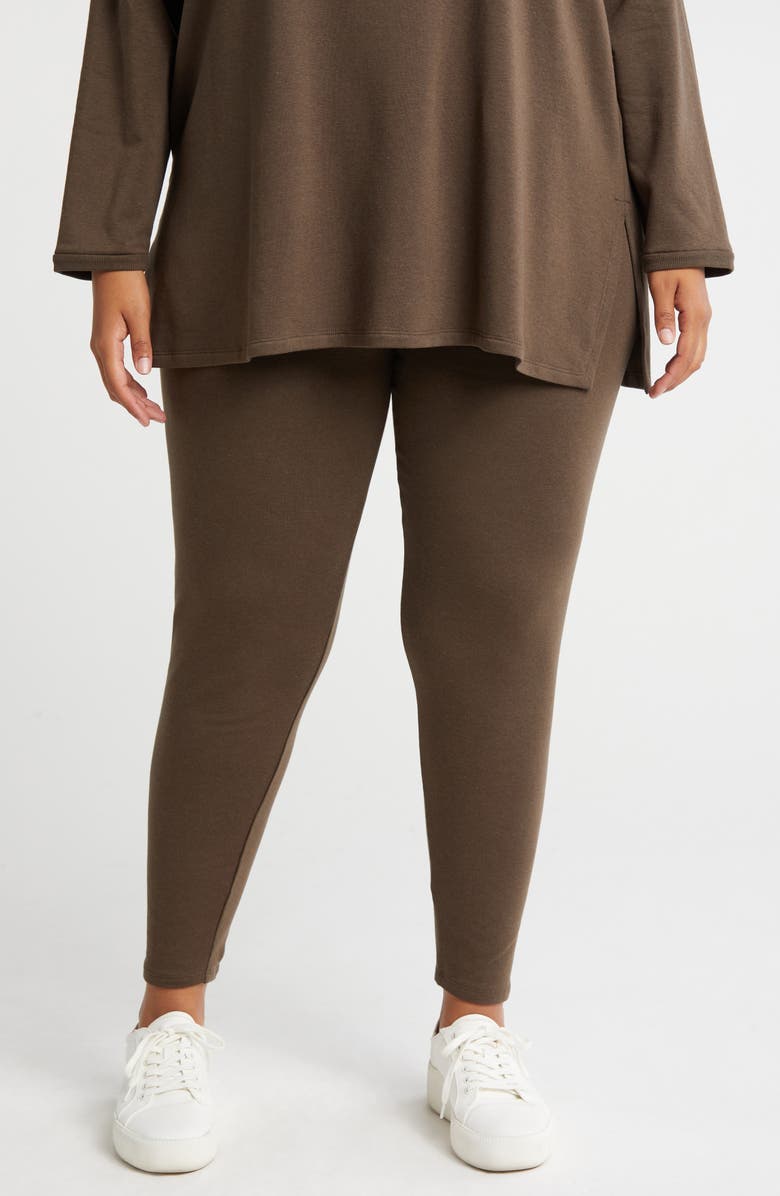 Eileen Fisher High Waist Ankle Leggings, Main, color,