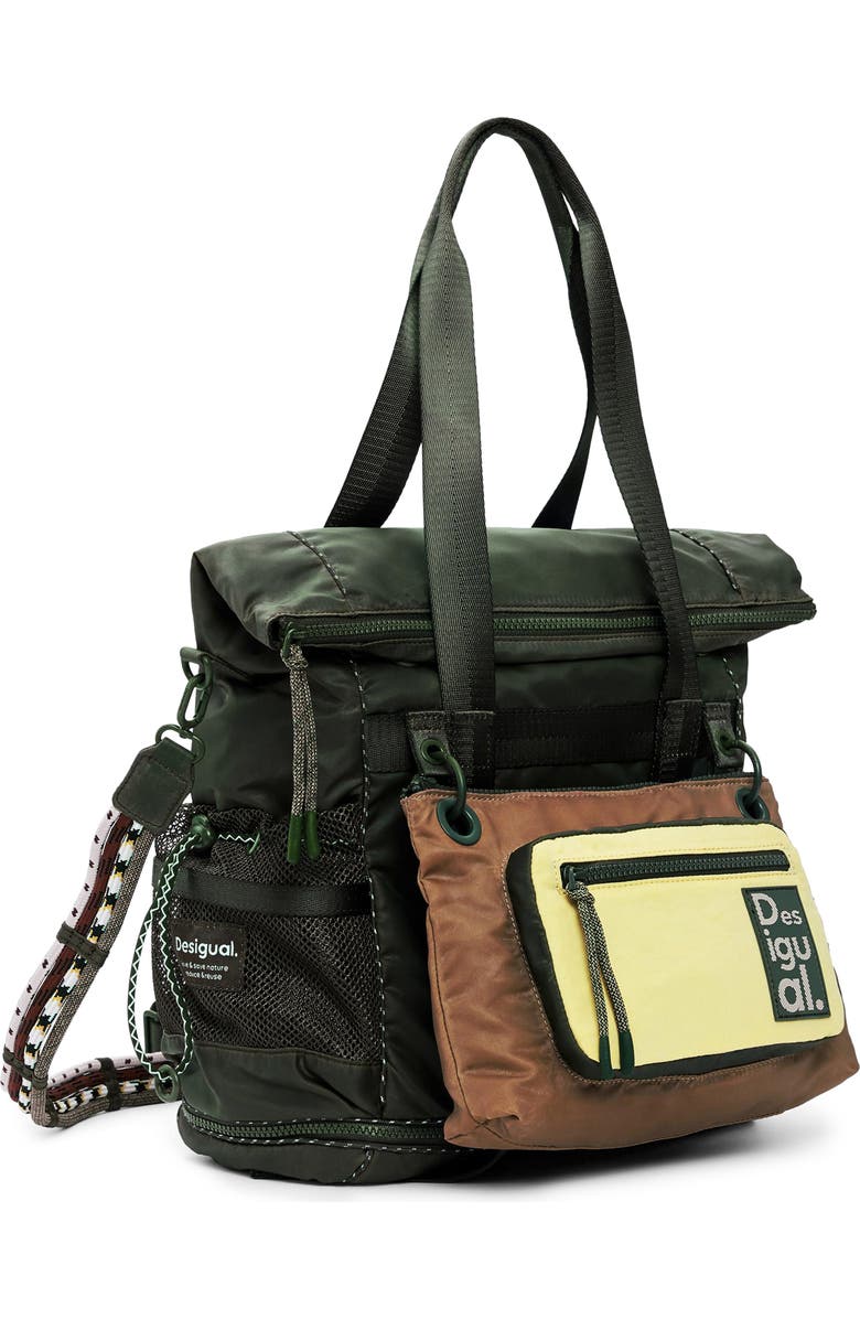 Desigual Large Voyager Nylon Backpack, Alternate, color,