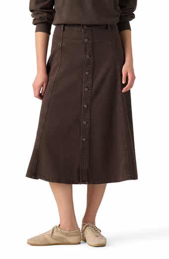Yoked Western Midi Skirt