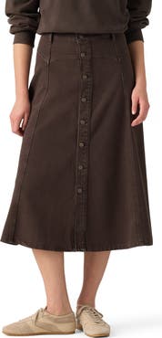 Levi's Yoked Western Midi Skirt