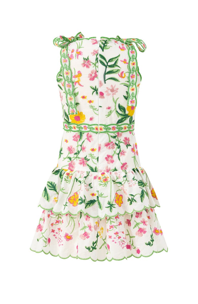 Marlo Kids Kaylee Cotton Embroidered Mini Dress, Alternate, color, Floral