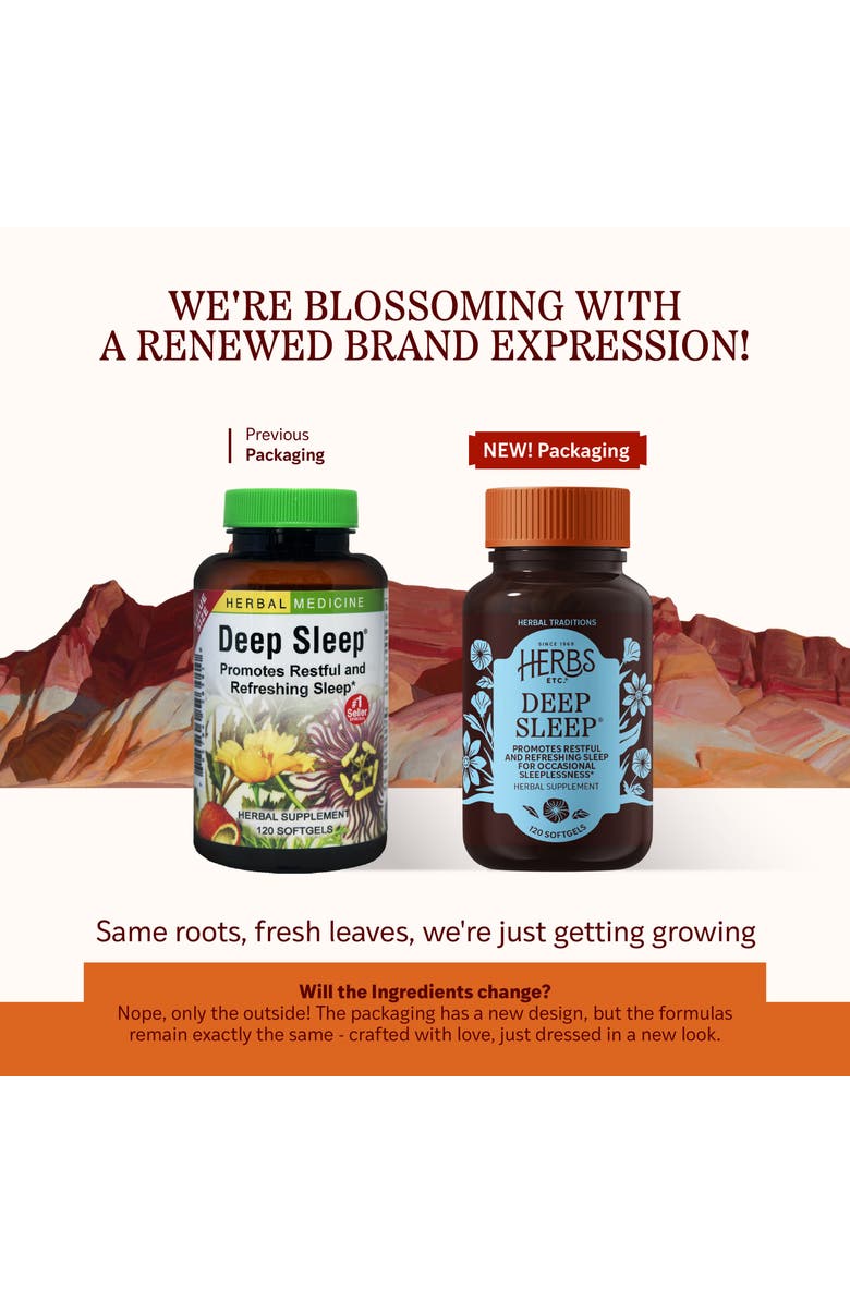 Herbs Etc. Deep Sleep Herbal Sleep Support Softgels, 120 Count, Alternate, color, NO COLOR