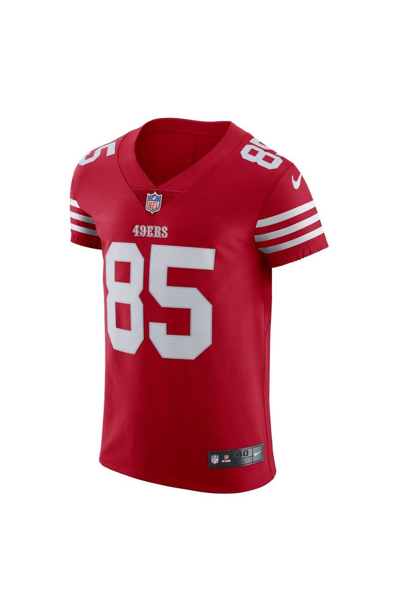 Nike Men's Nike George Kittle Scarlet San Francisco 49ers Vapor Elite Jersey, Alternate, color, Scarlet