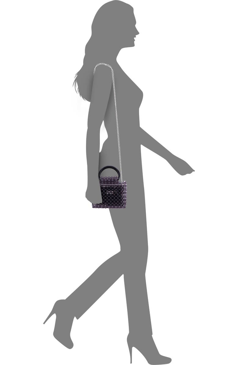 Nina Nylie Top Handle Bag, Alternate, color, Smoke