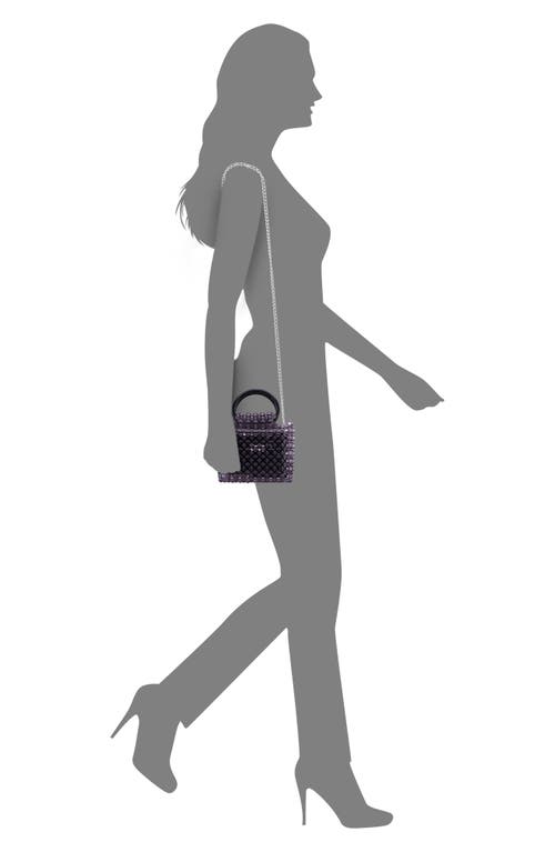 Nina Nylie Top Handle Bag In Purple