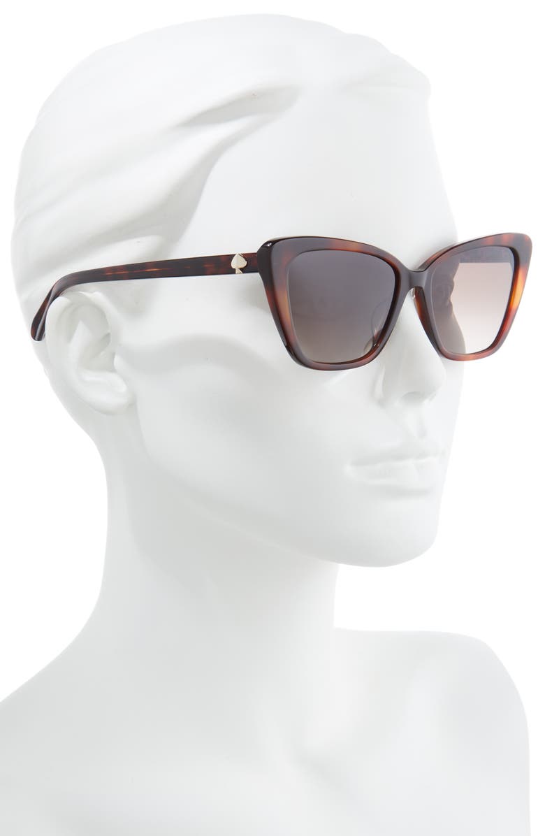 Kate Spade New York lucca 55mm gradient cat eye sunglasses, Alternate, color,