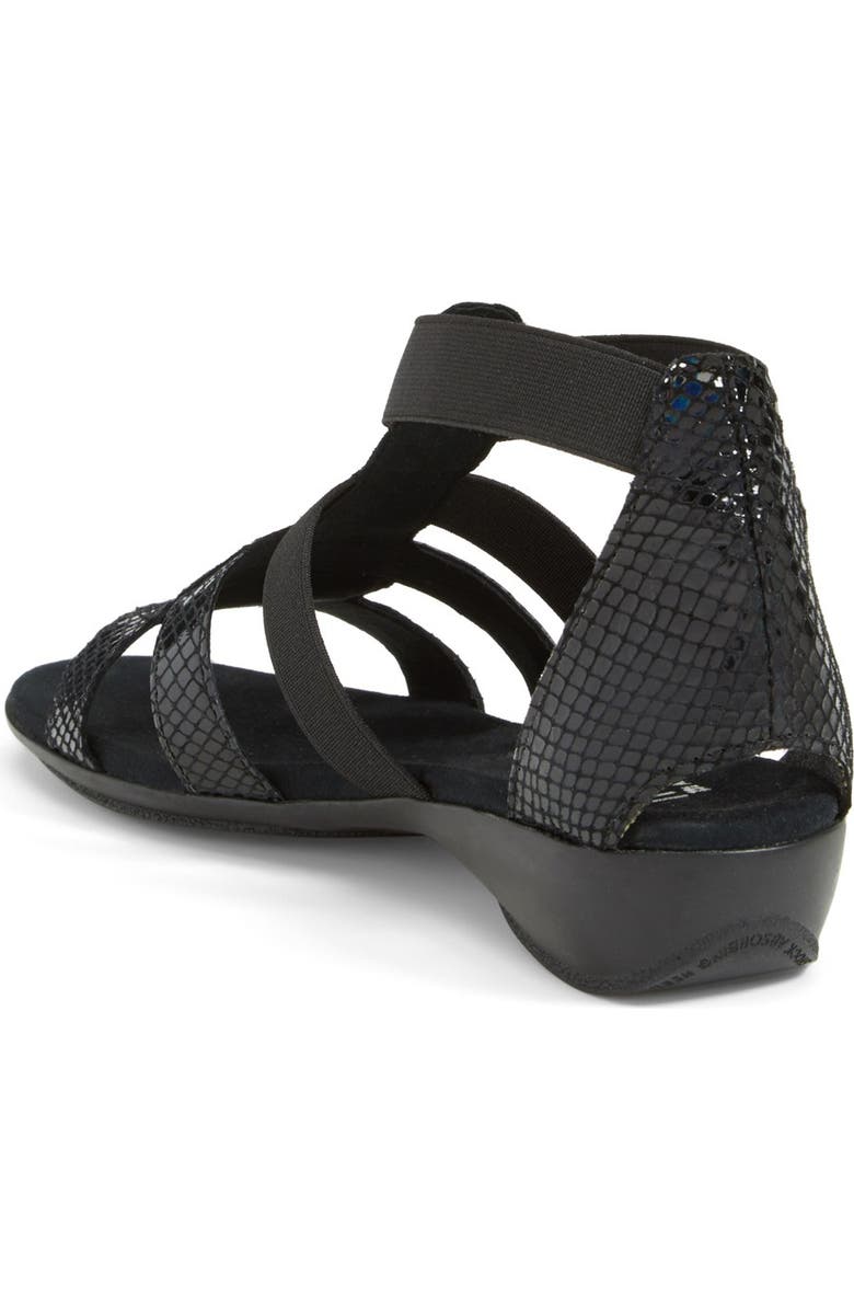 Munro 'Zena' Snake Embossed Sandal, Alternate, color,