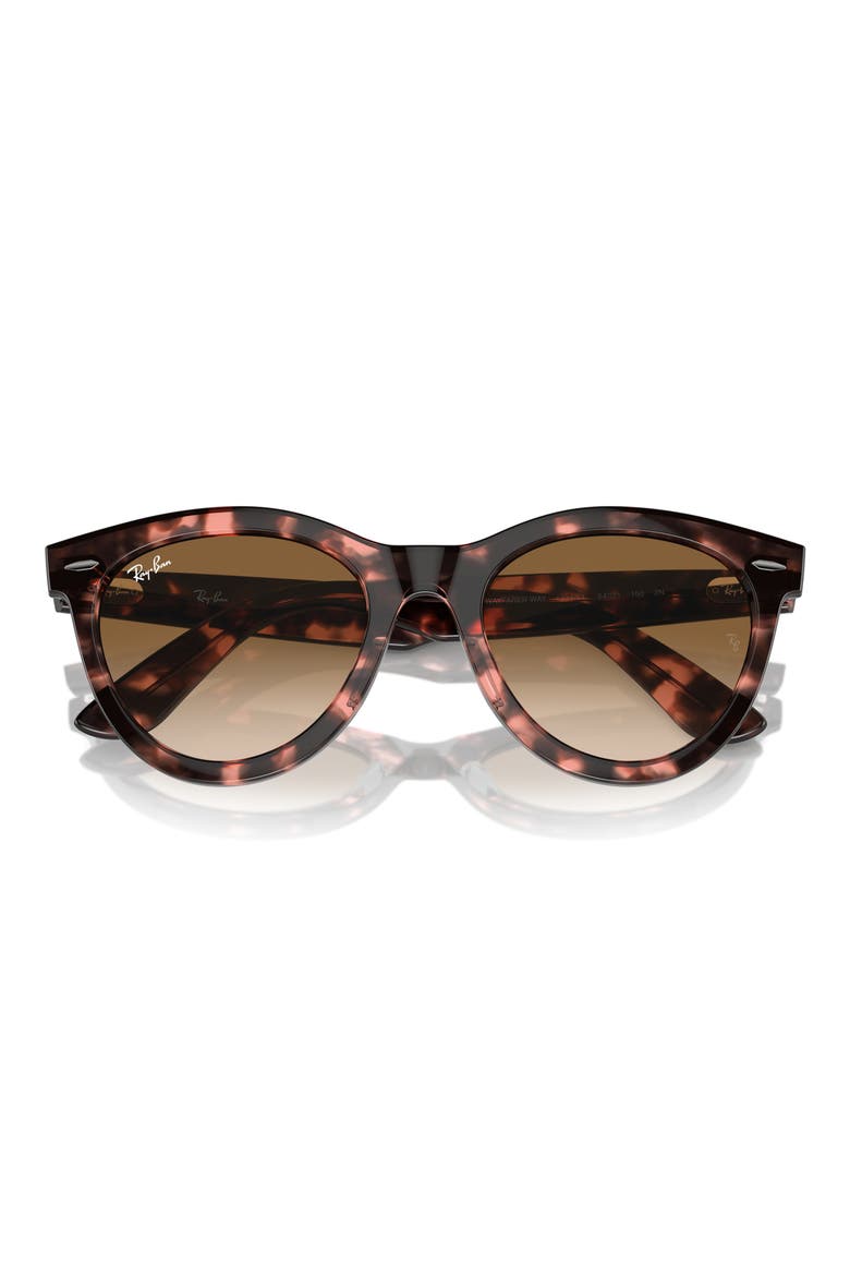 Wayfarer Way 54mm Oval Sunglasses, Alternate, color, HAVANA PINK