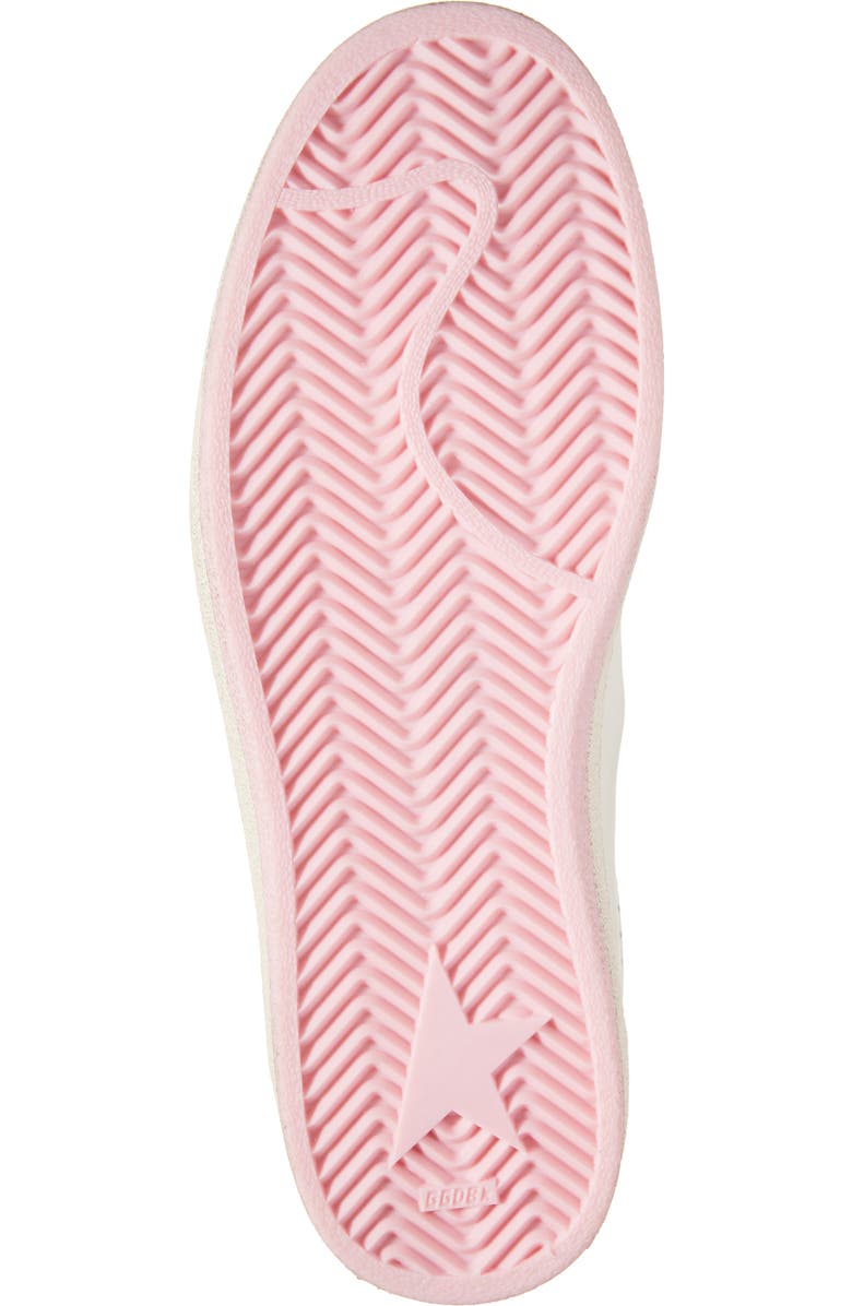 Golden Goose Ball Star Low Top Sneaker, Alternate, color, White/ Silver/ Pink