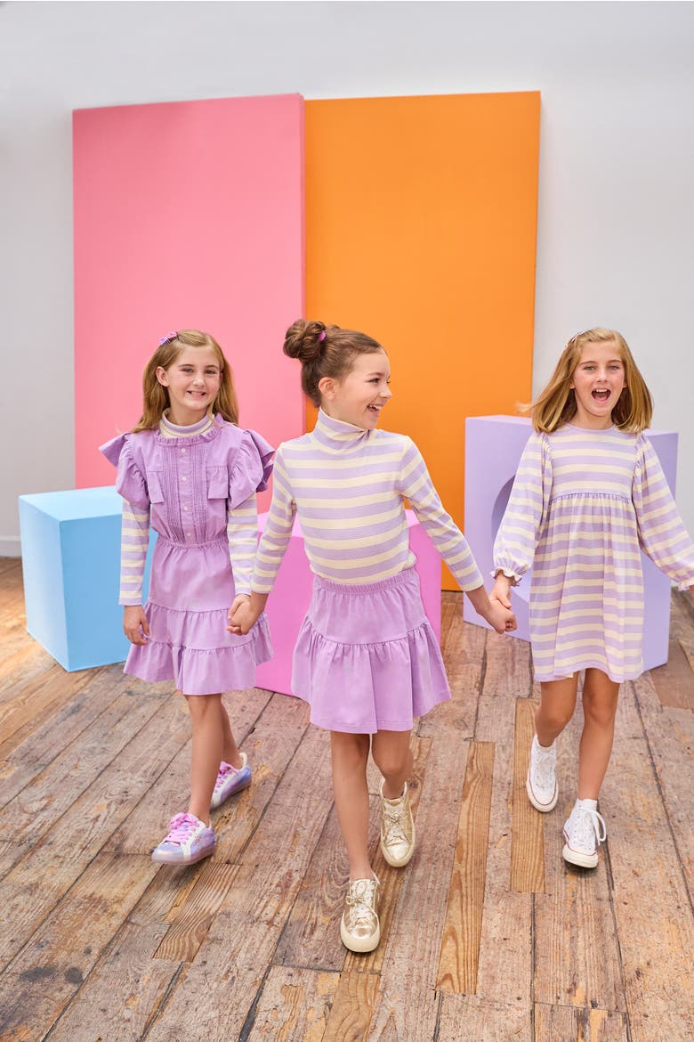 Kids' Sally Skort, Alternate, color, Lavender Corduroy