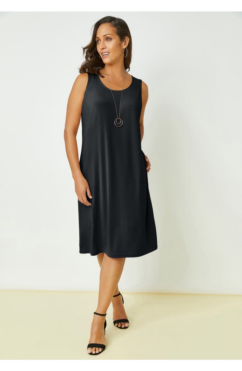 Jessica London Stretch Knit 4-Piece Wardrober, Alternate, color, Black